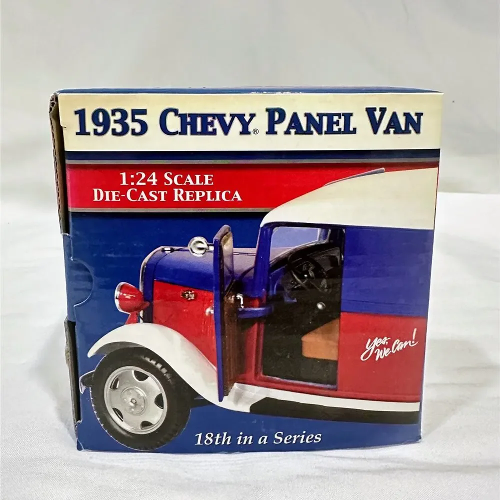 1935 Chevrolet 1-1/2 Ton Panel Van-Sentry Hardware-1:24 Diecast Crown-Ertl-New